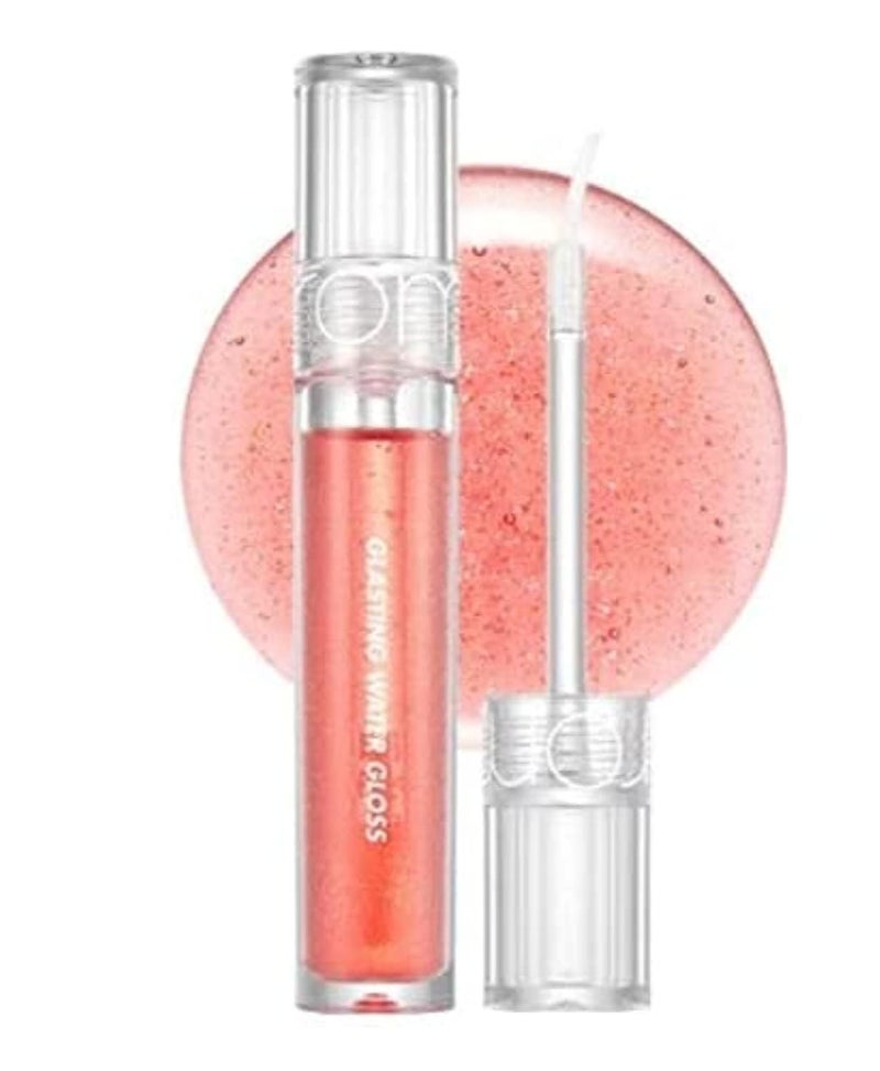 rom&nd [rom&nd] Glasting Water Gloss 2 colors | Syrupy Glossy Finish| Long-lasting| moisturizing| Highlighting| Natural Gloss for Daily Use|K-beauty | 4.5g/0.16oz No. 01 SANHO CRUSH - Image 1